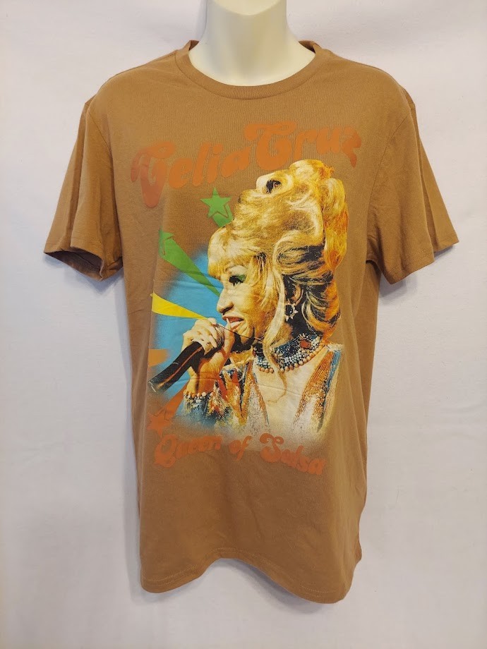Celia Cruz Graphic T Shirt Latino Heritage Month Size XL, L, M, S, XS gallery