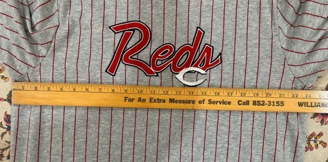 New Era Cincinnati Reds Grey THROWBACK Design Short Sleeve Tshirt Mens XL gallery