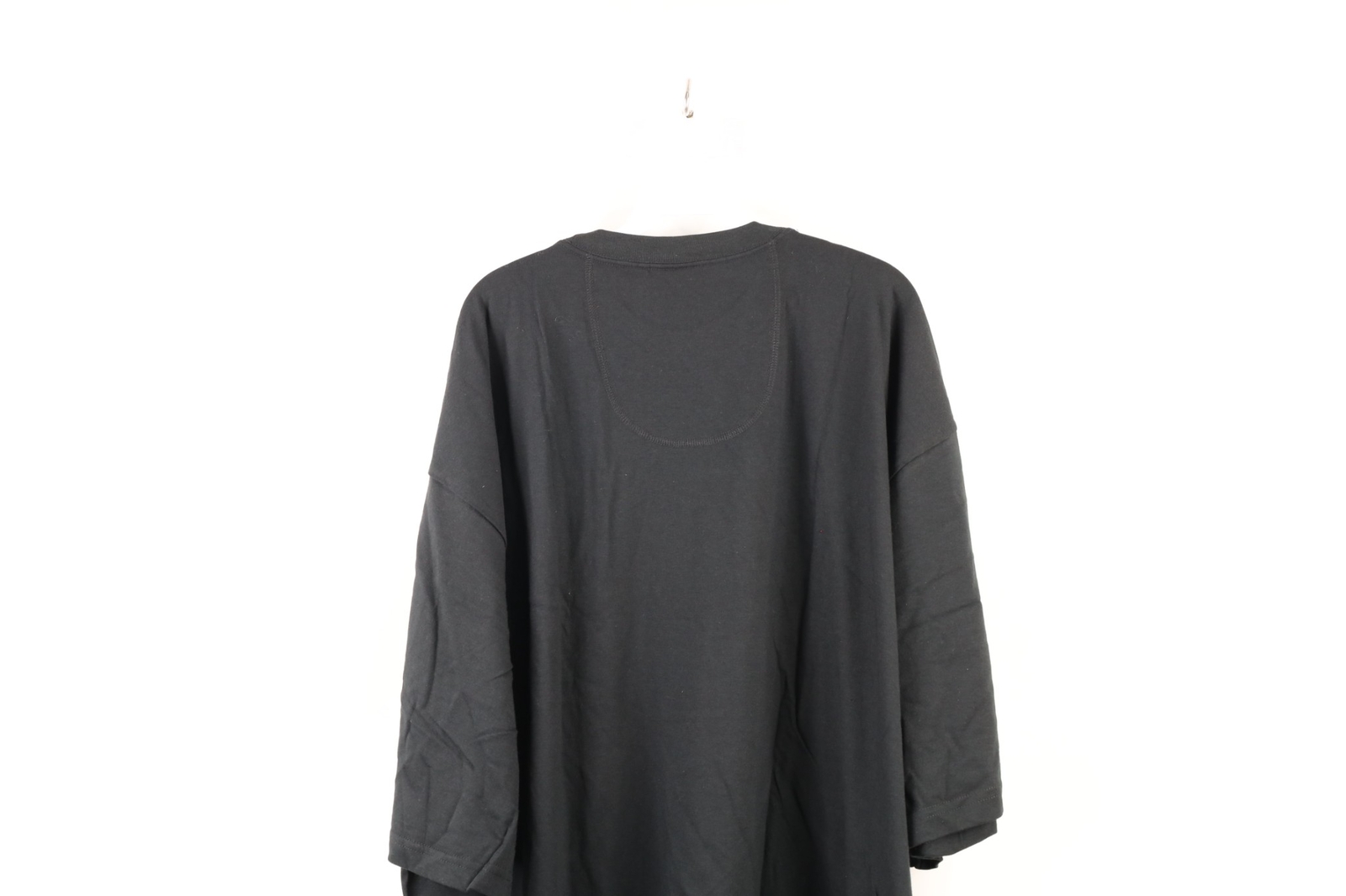 NOS Vtg Marithe Francois Girbaud Mens 3XL Baggy Spell Out Glitter T-Shirt Black gallery