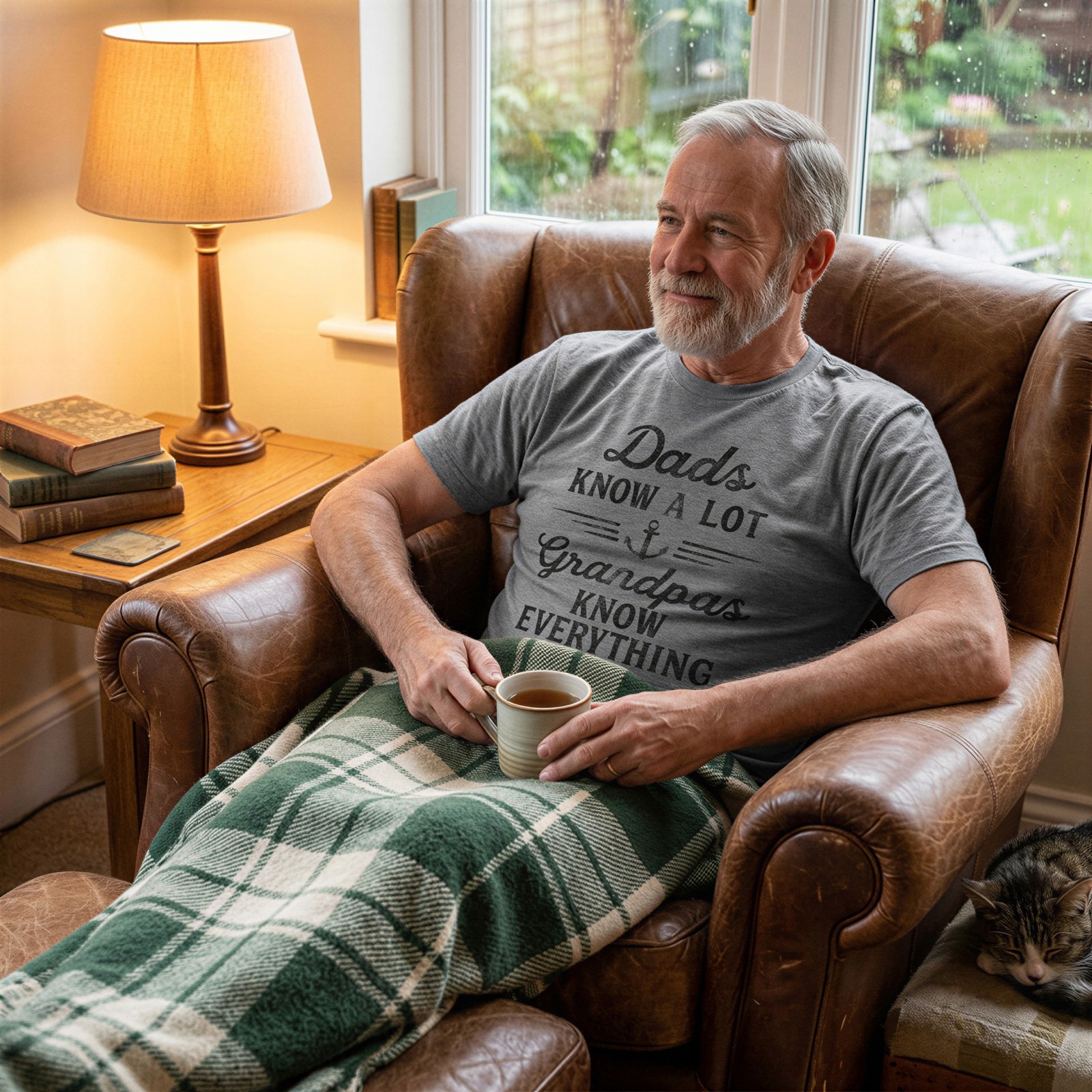 Mens Dads Know A Lot Grandpas Know Everything T Shirt Funny Fathers Day Tee gallery