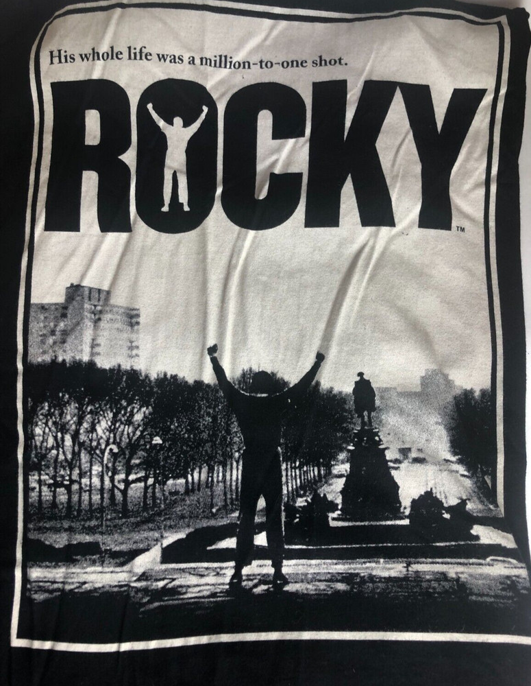 Rocky TM Balboa 2022 MGM 95% Cotton 5% Elastane XL T-Shirt Million-To-One-Shot