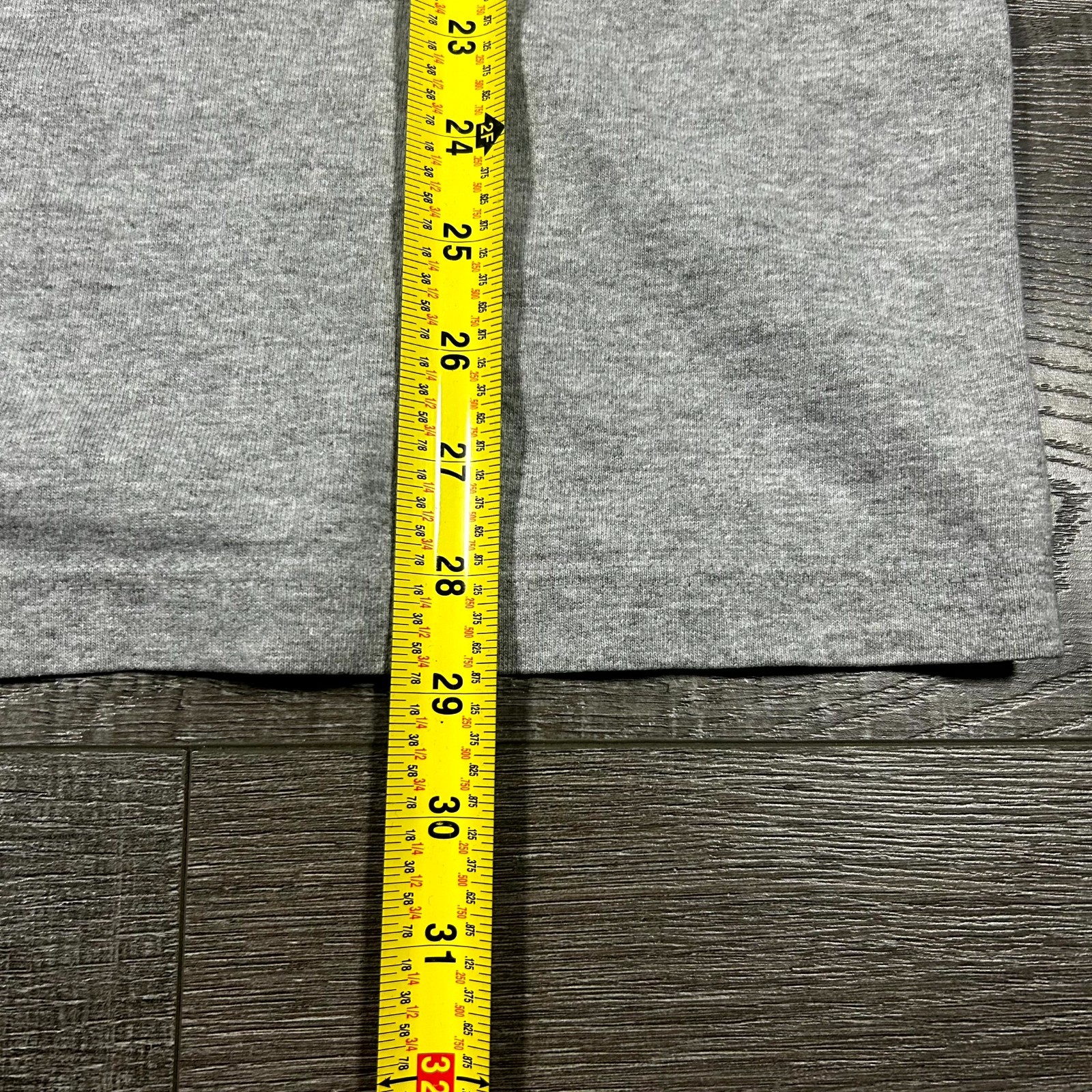 VTG 90s Timberland T-Shirt Men's XL Gray Spell Out Graphic Logo Ribbed Cuff USA gallery