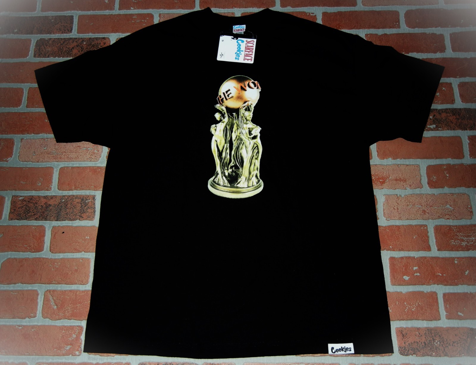 COOKIE$ T Shirt SCAREFACE Black $old Out HEAT LAST ONE Cookies X Scareface SF XL gallery
