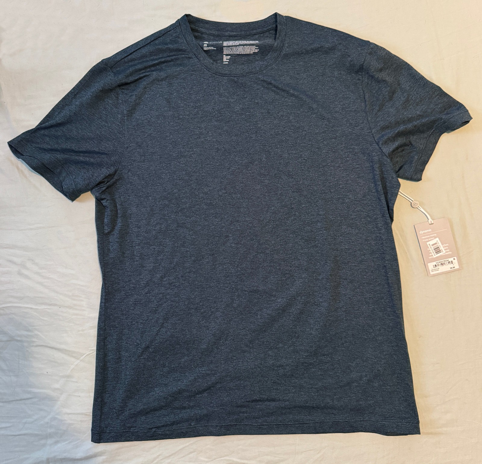 Zella T Shirt Mens M Navy Eclipse Short Sleeve NWT - NR501975MN gallery