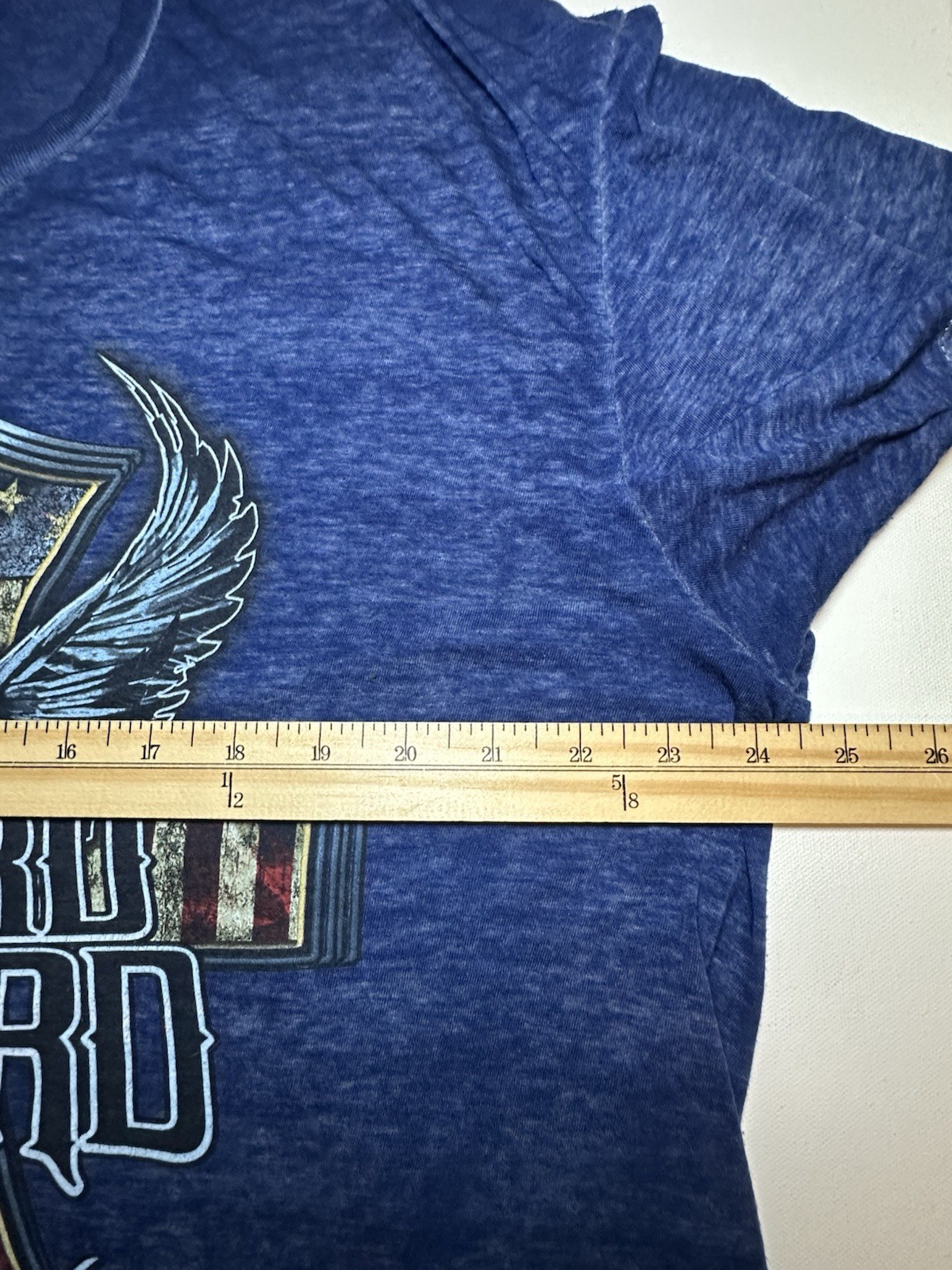 Live Nation Lynyrd Skynyrd Free Bird Semi Sheer Blue Concert Tee Shirt XL gallery