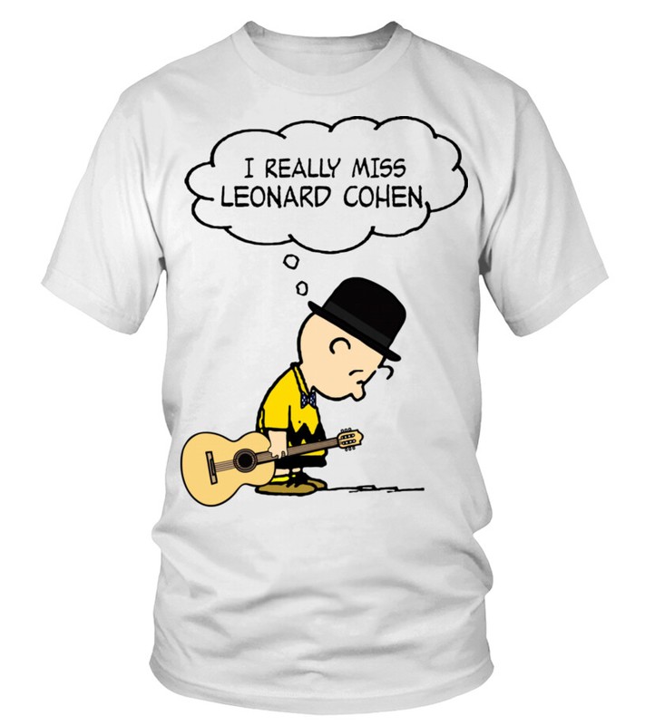 NEW I Really Miss Leonard Cohen, Best Gifts Shirt Vintage Trending S-5XL