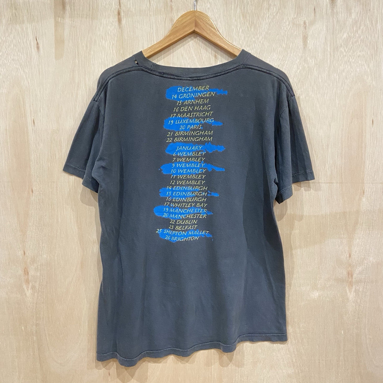 Vintage 80s Level 42 T Shirt Men’s Large 1988 Staring At The Sun Tour Faded Rock gallery