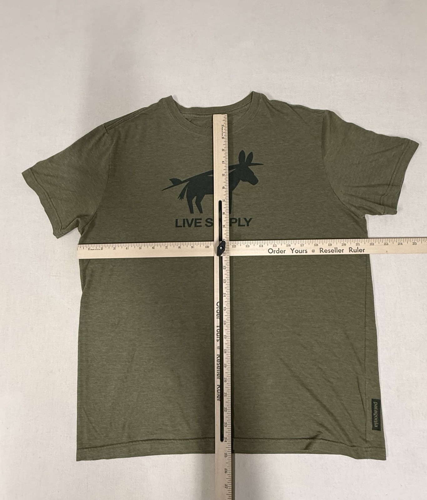 Patagonia Shirt Mens Large Live Simply Graphic Short Sleeve Tee Tagless 204 gallery