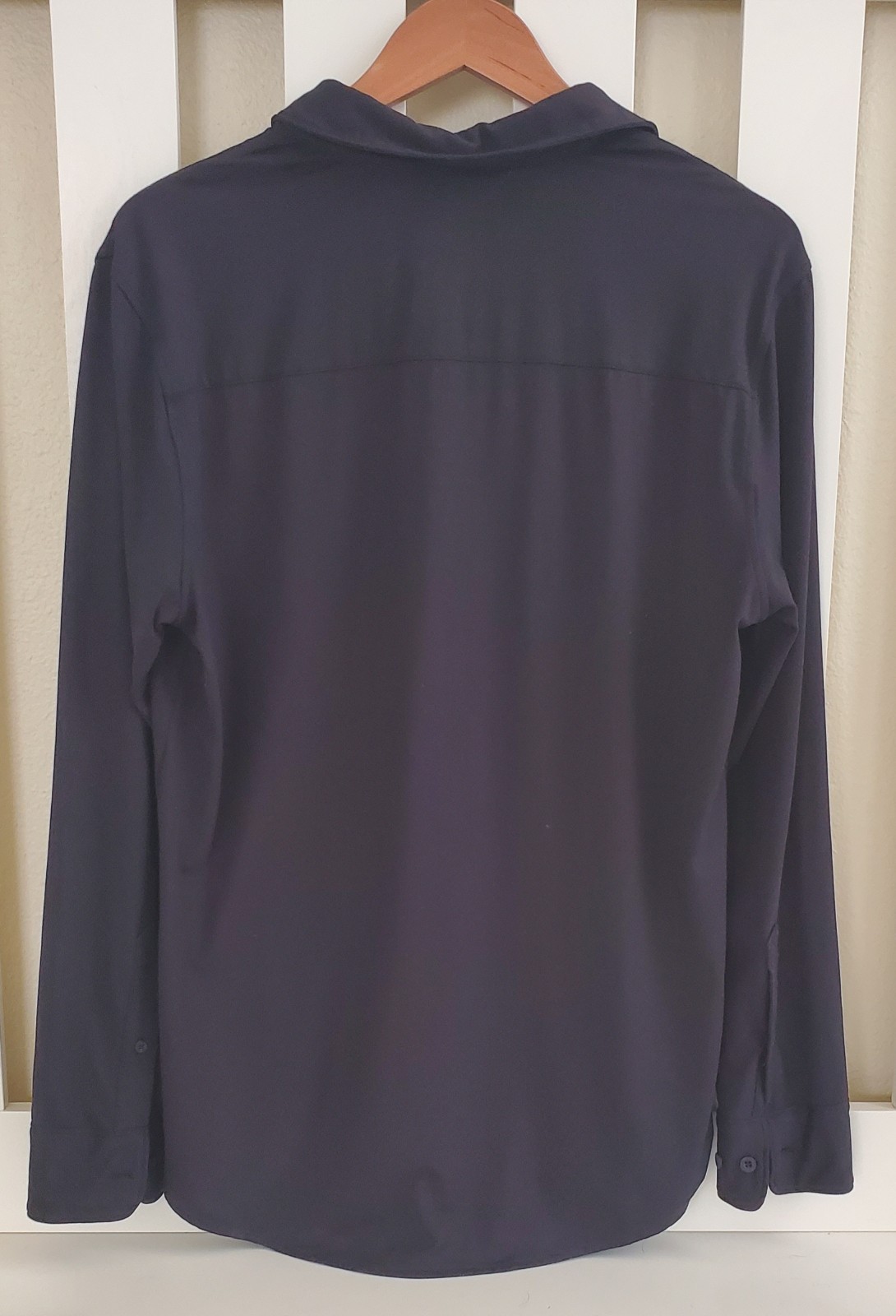 True Classic Men's, Knit Long Sleeve, Slightly Relaxed Fit Collard Shirt Stretch gallery