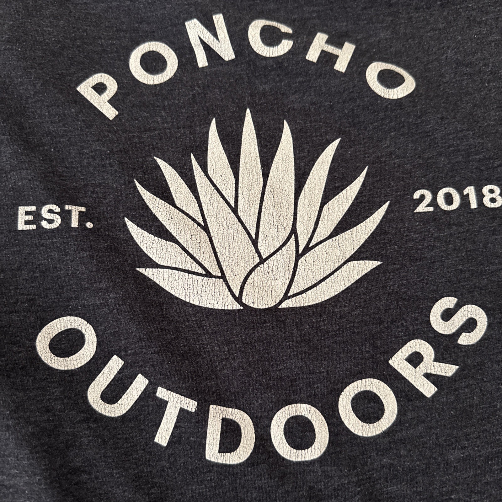 Poncho Outdoors Fishing T-Shirt Lot Men Sz M Gray Blue Crewneck Soft Cotton Rd* gallery