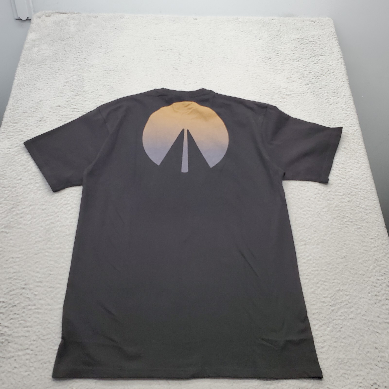 Lot of 2 Unknwn Tee Shirt Men Medium Black Solid Short Sleeve Crew Neck Pullover gallery