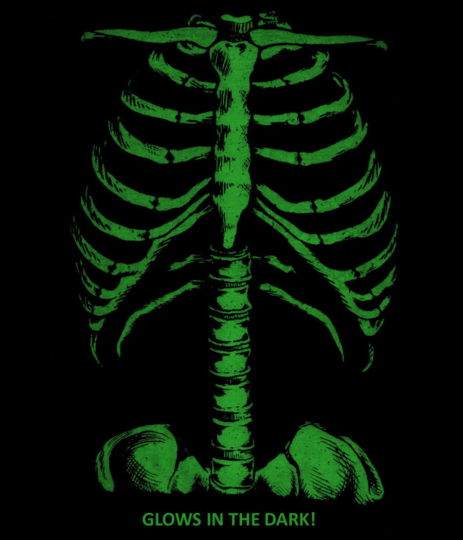 Skeleton Rib Cage Glow In Dark Costume T-Shirt gallery