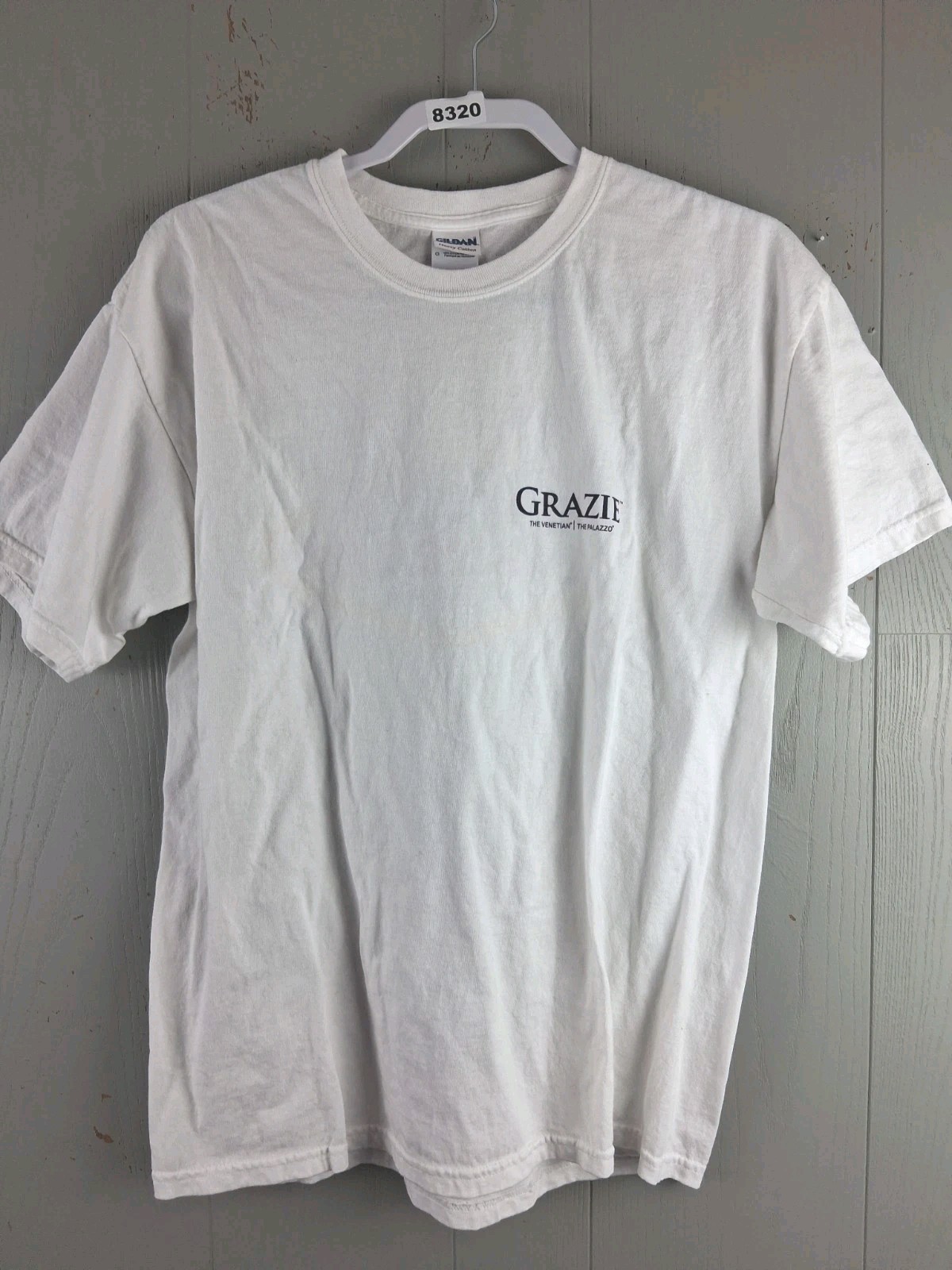 Grazie Venetian Las Vegas T Shirt White Large Graphic Vintage Preshrunk Classic gallery