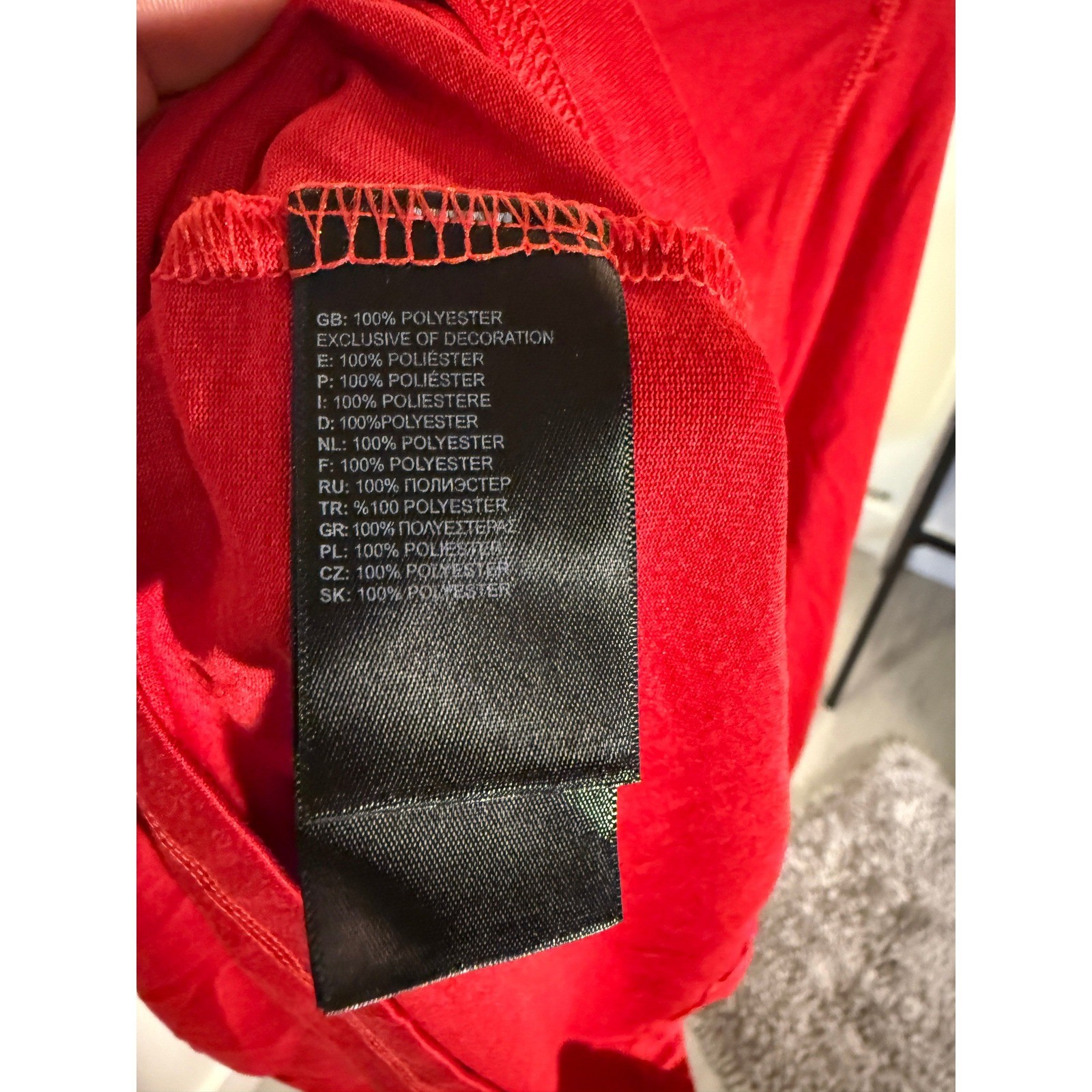 The North Face Mens FlashDry Long Sleeve Performance Shirt Red Medium NF0A3V6L gallery