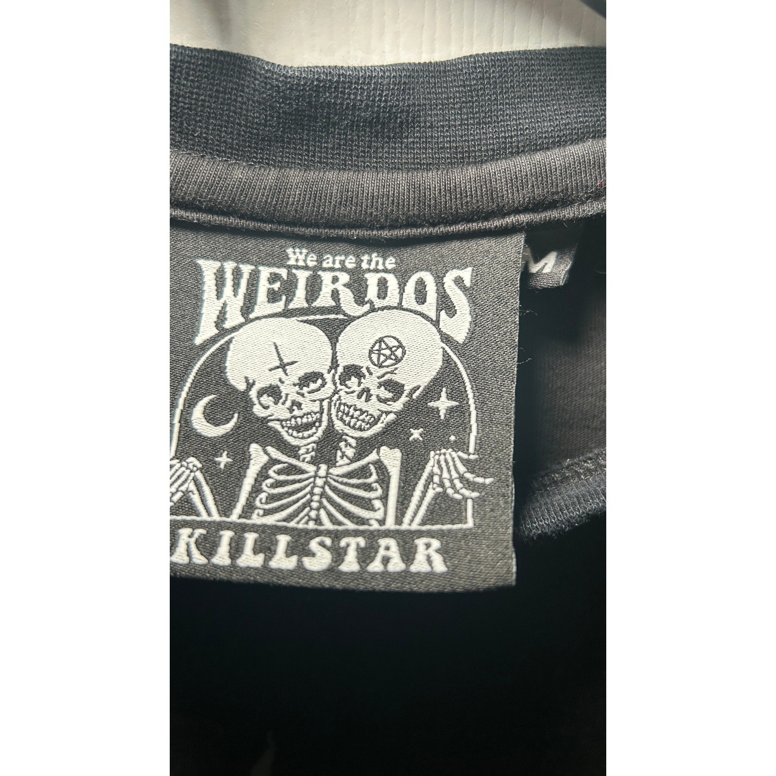 Killstar Long Sleeve T-Shirt Baphomet Occult Graphic Size M Black Goth Alt Shirt gallery