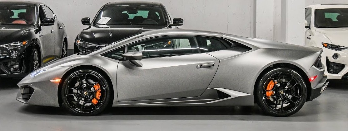 Lamborghini Q0D4 Grigio Titans Basecoat With Reducer Gallon (Basecoat Only)  Kit