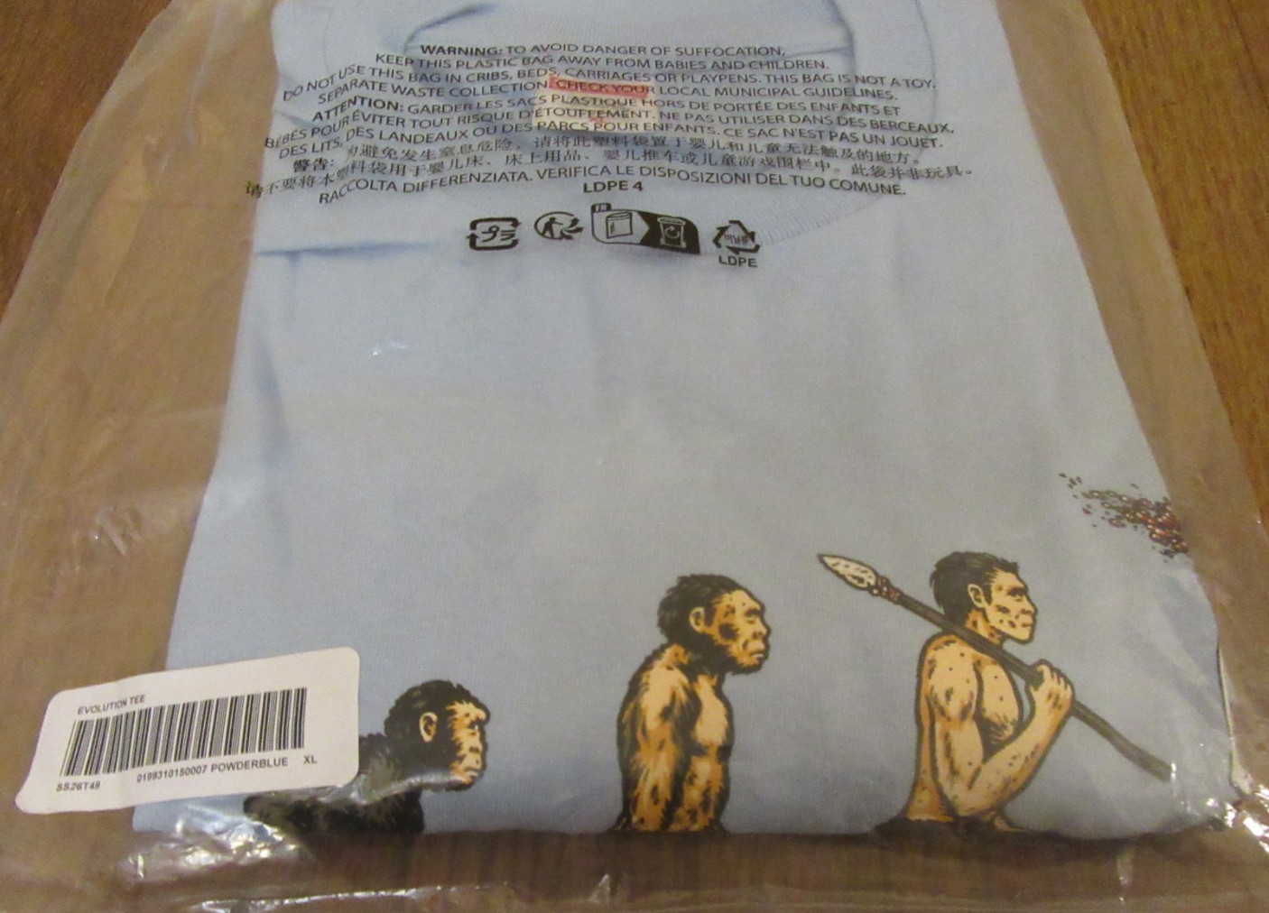 Supreme Evolution Tee T-Shirt Size XL Powder Blue SS26 Brand New 2026 Free S&H gallery