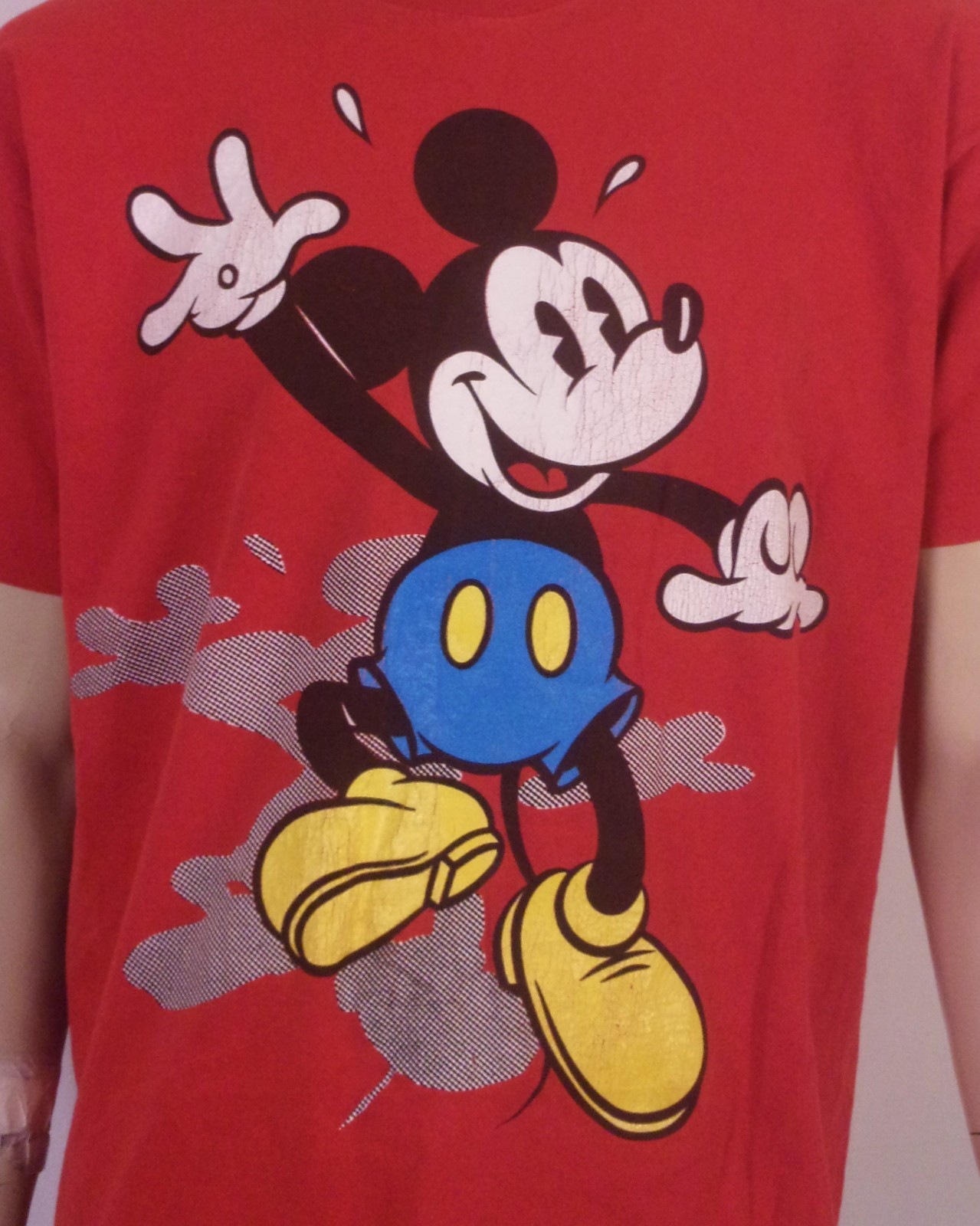 vintage 80s 90s Disney Mickey & Co Mickey Mouse T-Shirt Pie Eye OSFA gallery