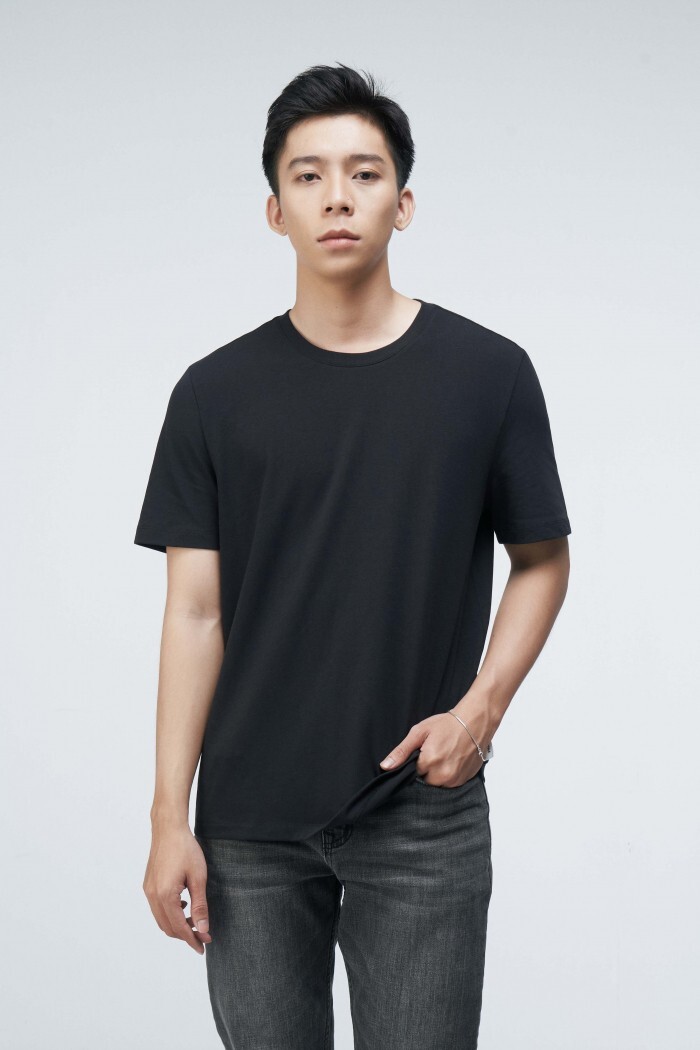 Routine Short Sleeve T-Shirt - Form Fitted - Black - Any Size gallery