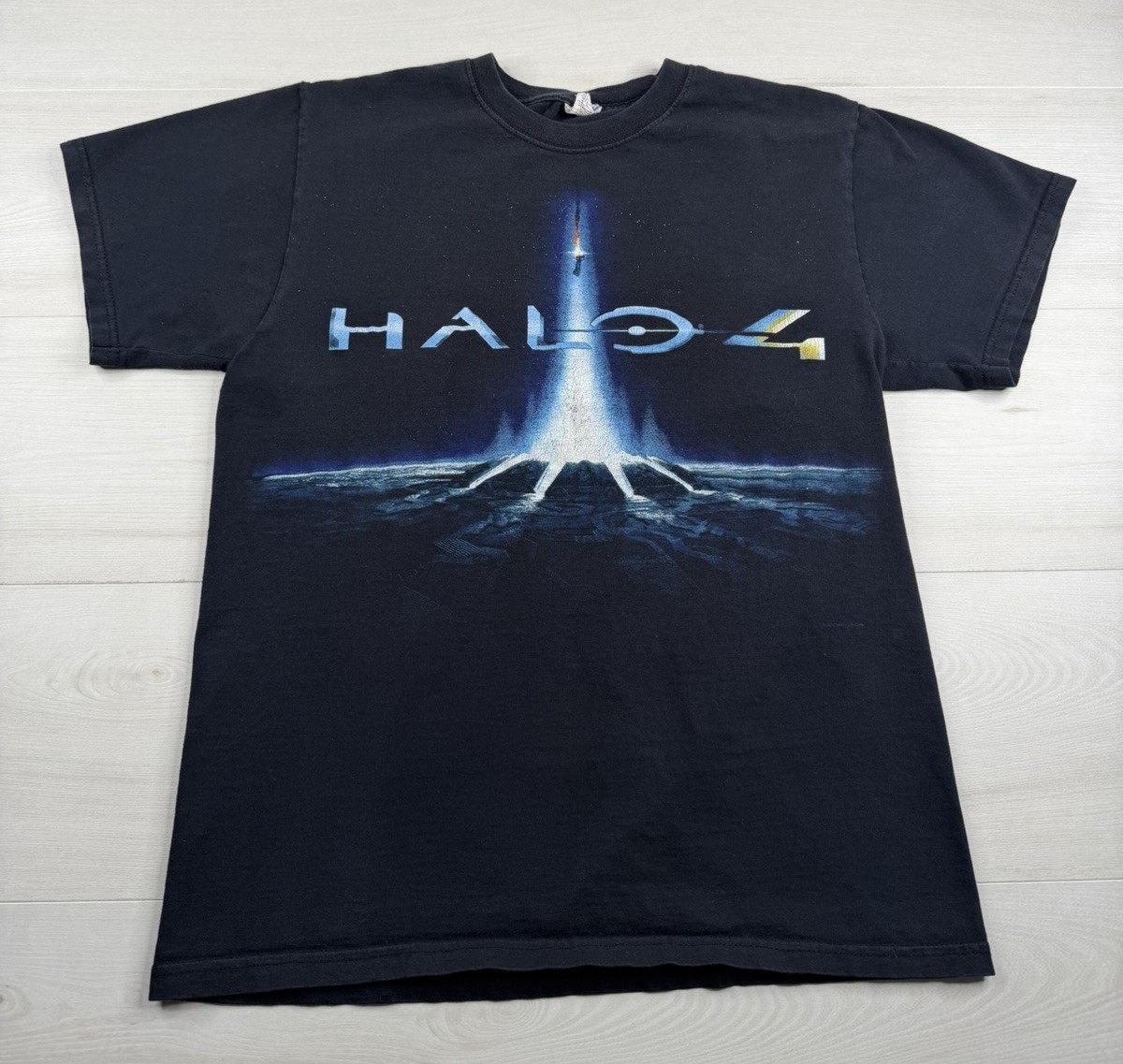 Jerzees Halo 4 Video Game Promo Shirt Black 2012 Xbox Master Chief Mens Medium gallery
