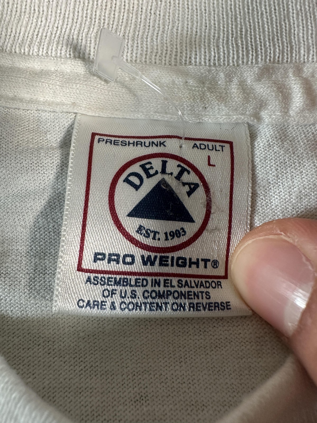 Delta Pro Weight Shirt Mens Large White Indian Motorcycle Graphic Tee Biker gallery