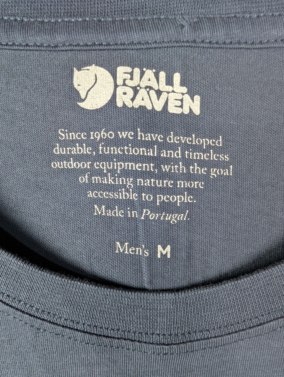 NWT FJALLRAVEN Forest Mirror T-Shirt Sz M Short Sleeve Organic Cotton Sample gallery