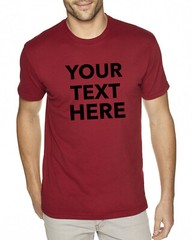 Custom Text, Logo, Design, Next Level – Unisex Cotton T-Shirt – 3600, dad gift