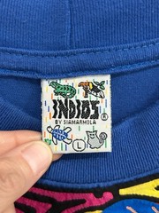 Indios T-Shirt Large Handmade by Siamarmola Costa Rica Appliqué Vintage