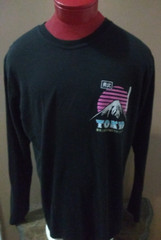 The Young & Wild Mt. Fuji Black Graphic Tokyo Japan T-shirt Mens Size Medium