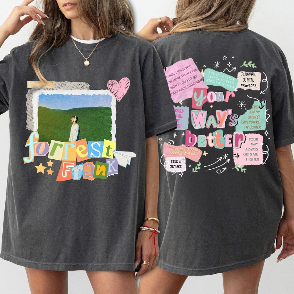 Forrest Frank Tour 2026, Your Ways Better T-shirt, Aesthetic Christian Music Mer