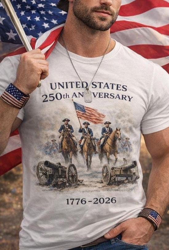 America 250th Anniversary Shirt, Revolutionary War Soldiers Tee, 1776-2026 gallery