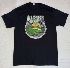 Alligator Alcatraz Only One Way Across The Border Shirt Size Medium
