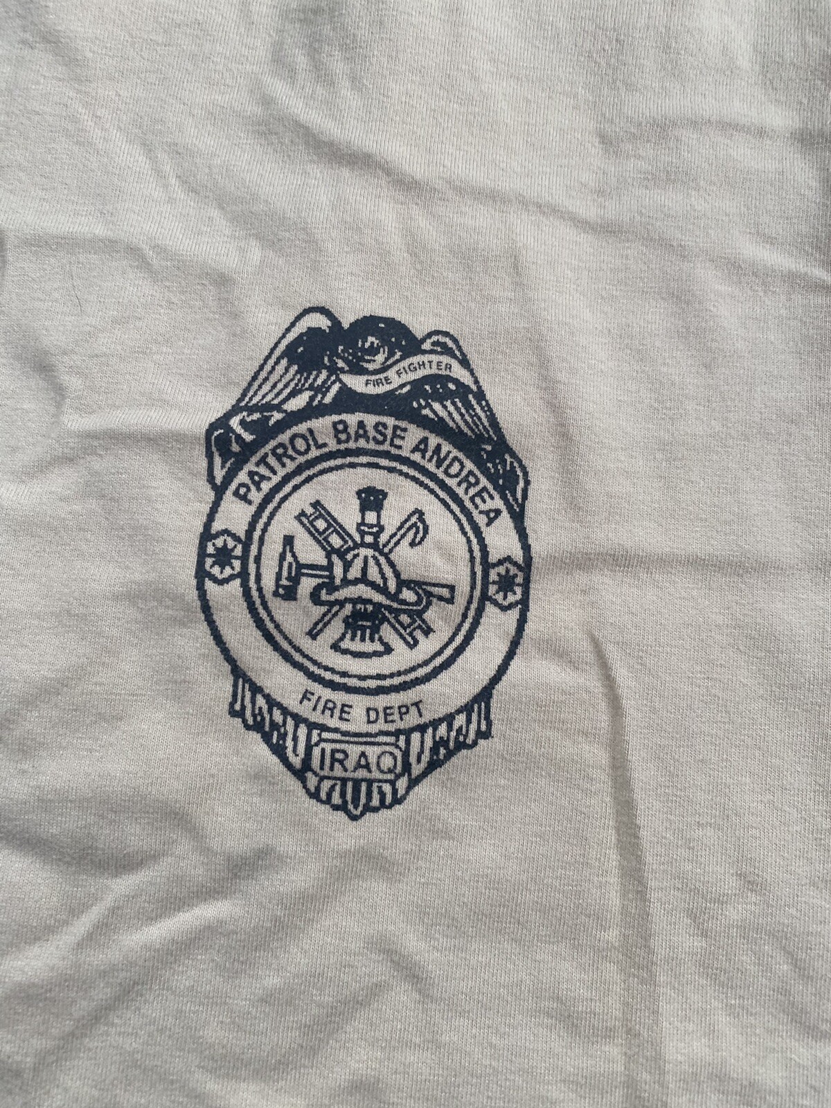 Patrol Base Andrea Slayers Iraq GWOT Vet OIF FireFighter T Shirt Army Veteran gallery