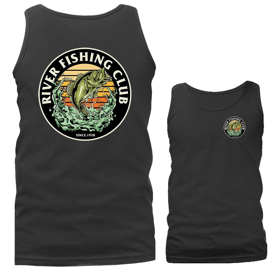 River Fishing Club Fishing Outdoor Sports Tank Top gallery