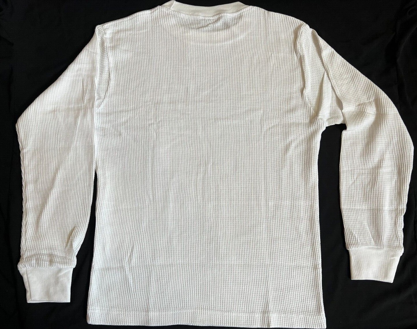 Men's Cotton Waffle Knit Shirt: Warm Thermal Top for Winter - Free Shipping gallery