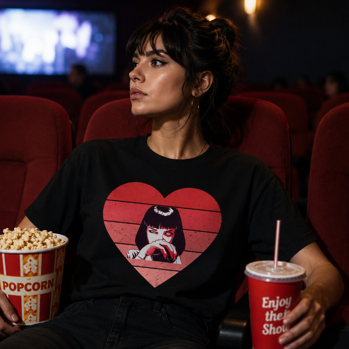 Mia Wallace Pulp Fiction Tribute Tee gallery