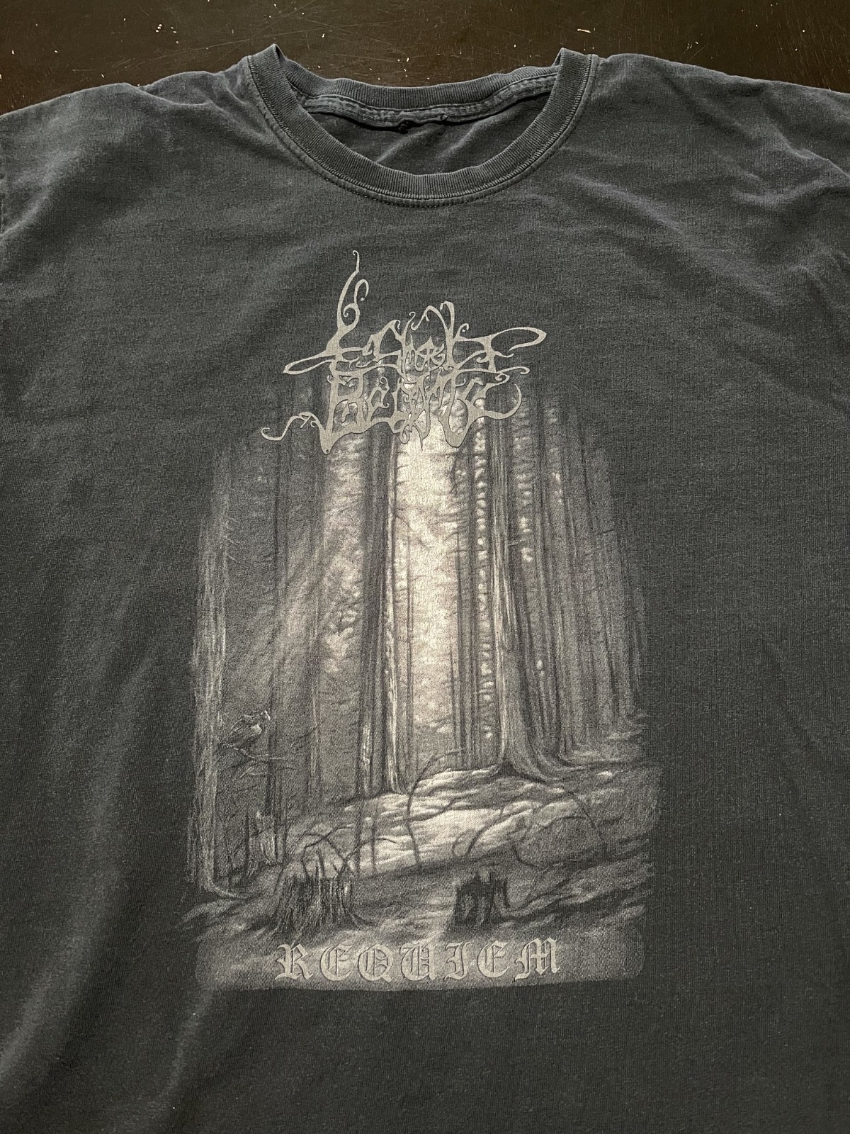 VTG I Shalt Become Requiem Black Metal T-Shirt, Faded Black, No Tag: Fits Medium gallery