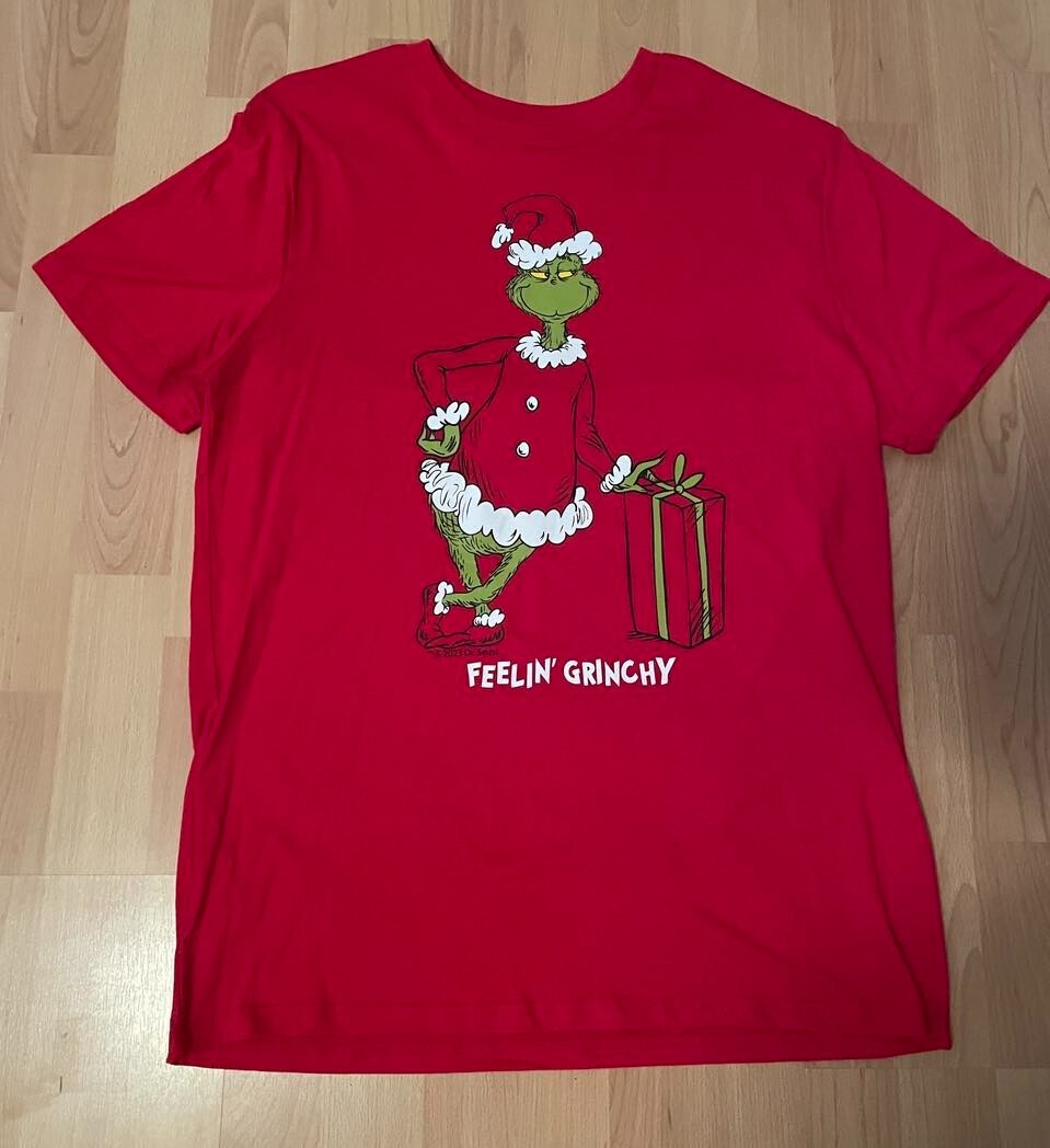 DR. SEUSS THE GRINCH FEELIN' GRINCHY T-SHIRT Unisex Size EXTRA LARGE - NEW gallery
