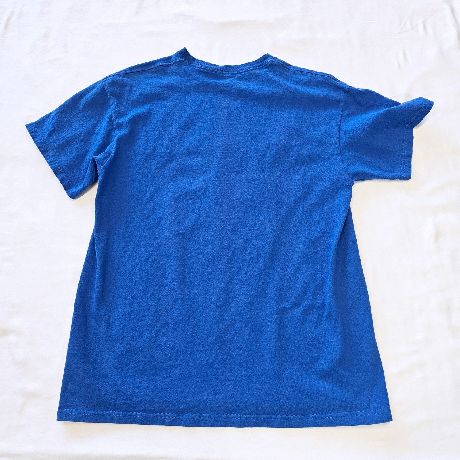 Funny Shaved Cat Shirt Mens Blue Graphic Tee Retro Humor Novelty Unisex Small gallery