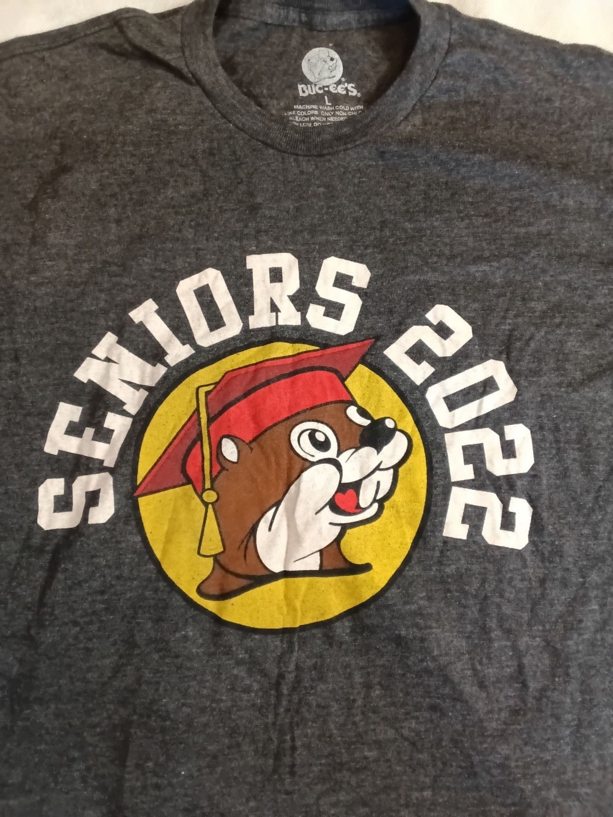 Buc-ees Shirt Large BUCEES BEAVERS NUGGETS Seniors 2022 gallery
