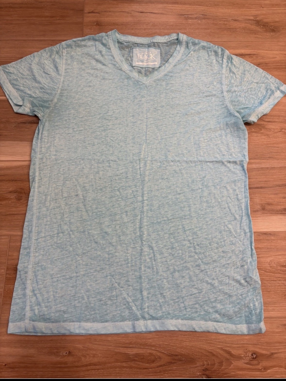 Buckle Men's Short Sleeve Burnout Tees - Light Blue, Charcoal, Navy Large gallery