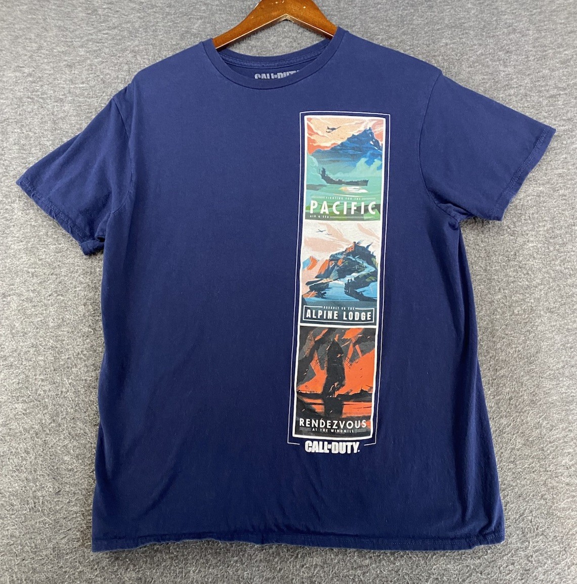 Call Of Duty Vanguard Shirt Mens Large Pacific Alpine Lodge Rendezvous Promo gallery