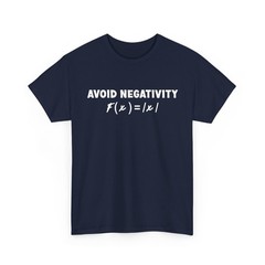 Mathematics Shirt, Avoid Negativity Math Equation Mathematic Funny Shirt
