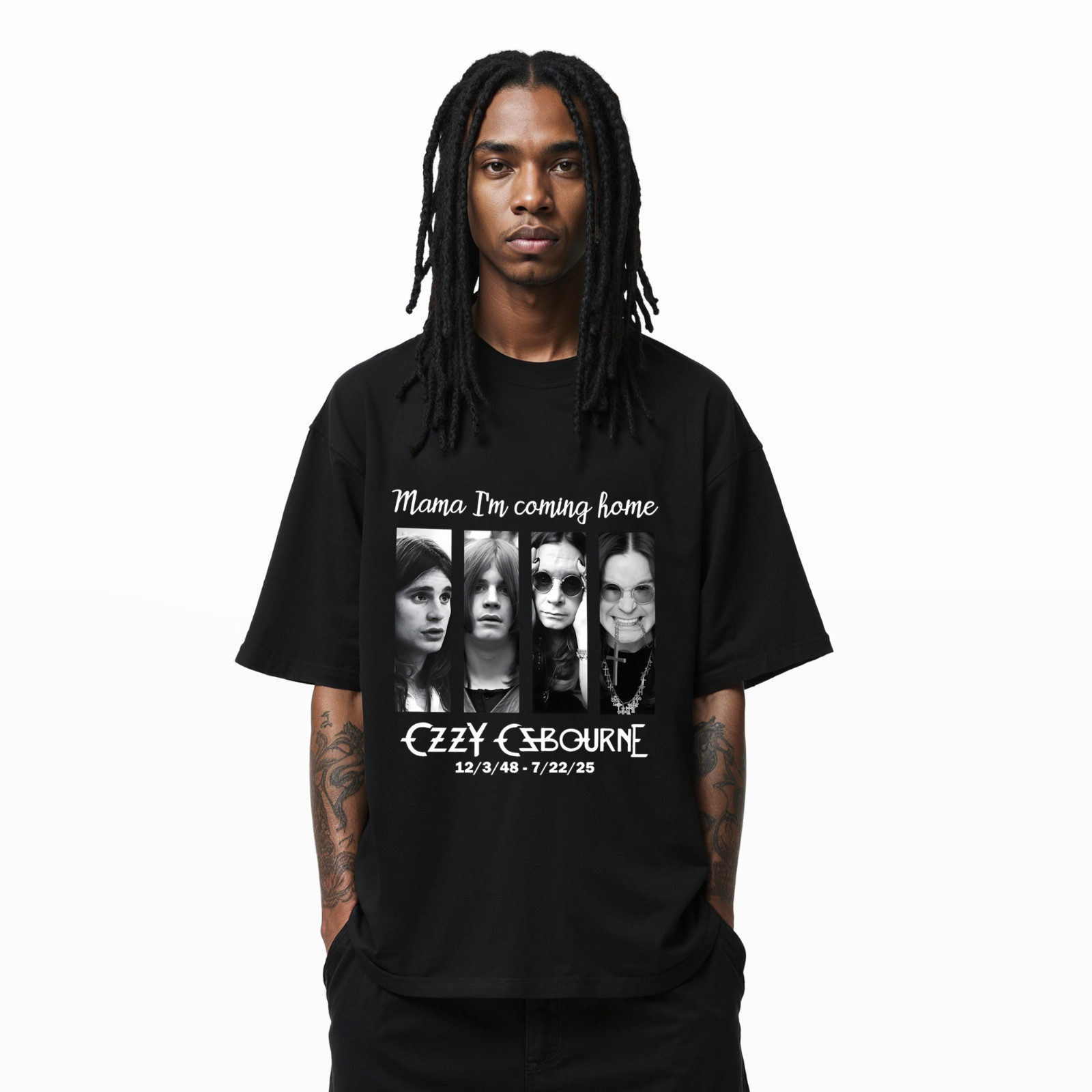 Ozzy Osbourne Tribute T-Shirt – Mama I’m Coming Home Graphic Tee A235 gallery