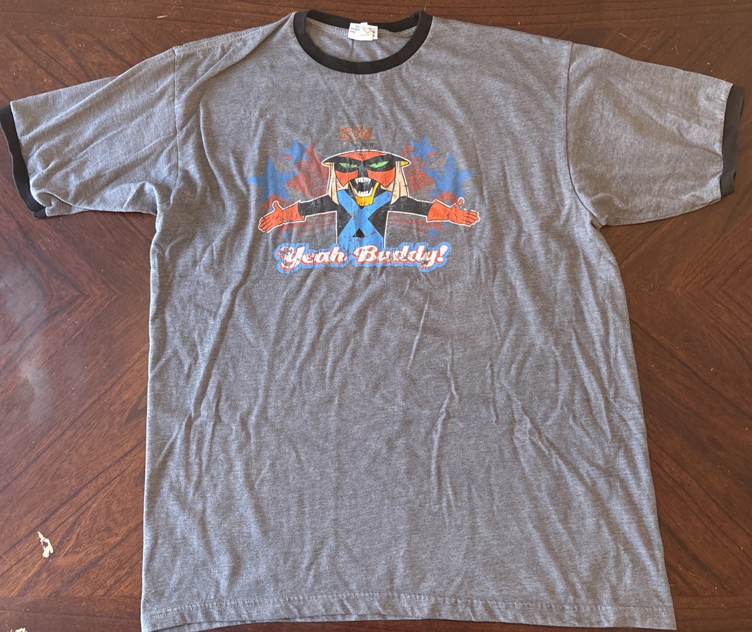 Ripple Junction The Brak Show Adult Swim “Yeah Buddy” Ringer T-Shirt - Size 2XL gallery