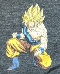 Dragon Ball Reversible Inside Out Double Sided Shirt Medium 19″ x 25″ Son Goku