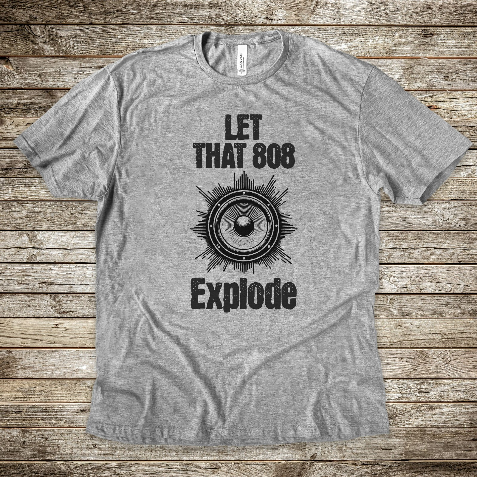 Let That 808 Explode T-Shirt, Beatmaker Hip-Hop Tee, Music Producer Shirt, DJ