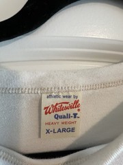 Whitesville Loopwheel T-Shirt White Size XL