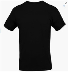 Gildan Men’s Crew T-Shirts, Multipack, Style G1100, Black 100% Cotton Size X-L