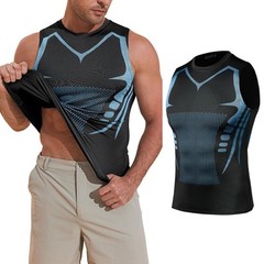 Men’s Compression Shirt Ionic Shaping Sleeveless Vest Sports Base Layer Tank Top